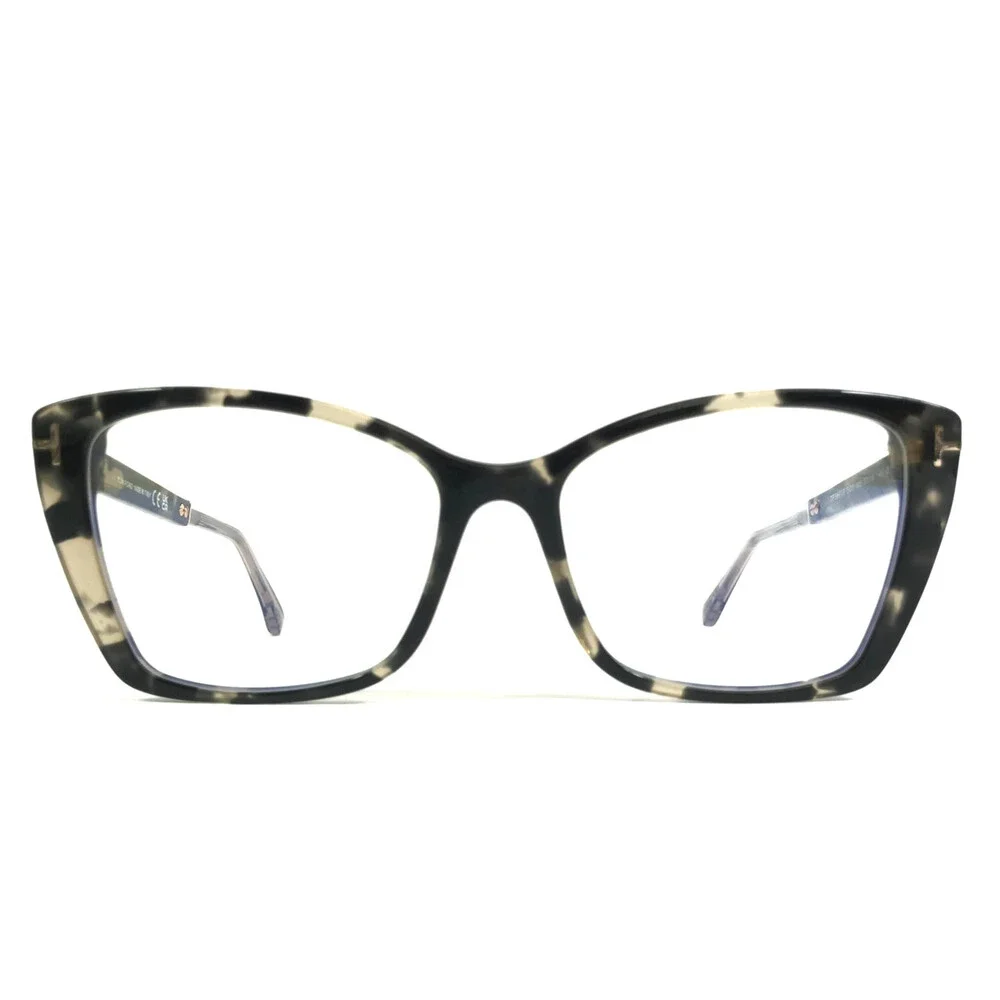 Tom Ford Eyeglasses Frames TF5893-B 005 Tortoise Cat Eye Full Rim 55-16-140